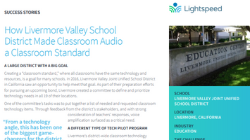 How this California School District made classroom audio a classroom standard.