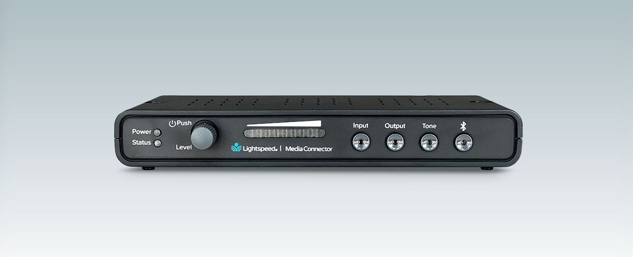 Lightspeed Media Connector for Wireless Multimedia Integration - Front View
