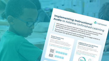 Implementing Instructional Audio can Address Unfinished Leaning