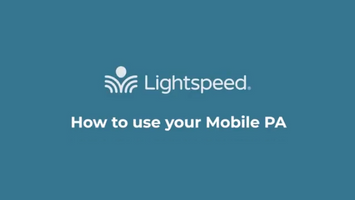 How to set up and use your mobile PA MPA