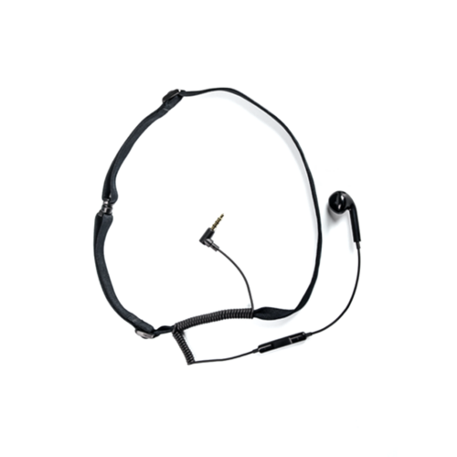 Earbud Lanyard for Lightspeed Instructional Audio Systems, can be used for two way communication via paging systems